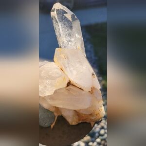 Newly unearthed Arkansas crystal cluster